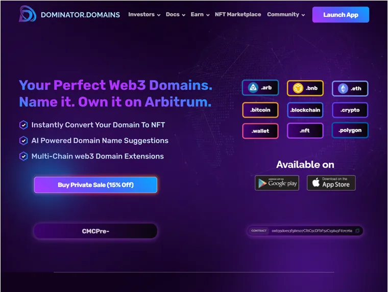 Dominator Domains