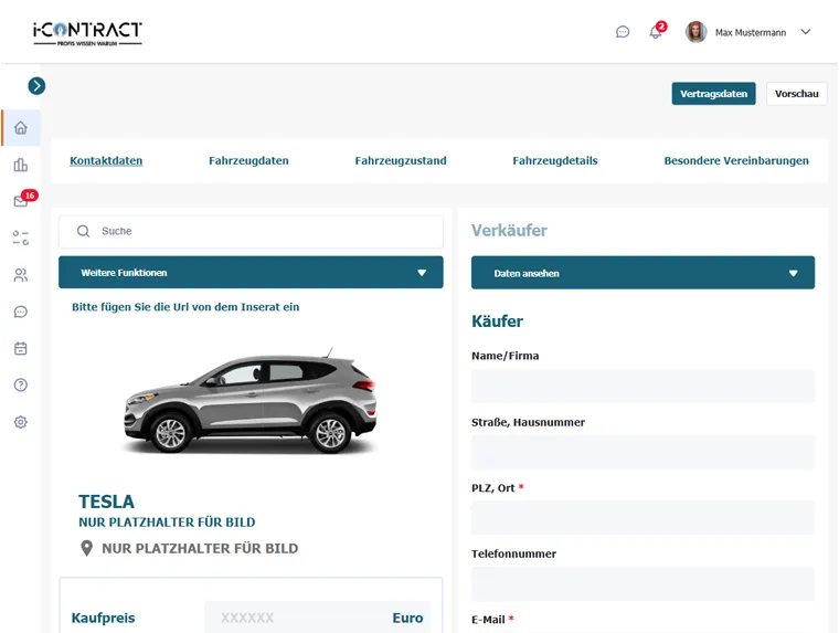 I-Contract Dashboard