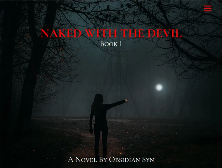 Naked With The Devil Landing Page