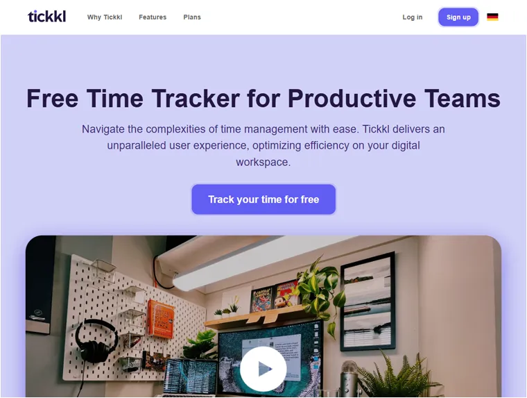 Tickkl Landing Page