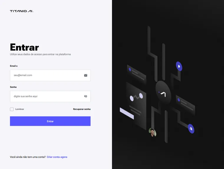 Titanio Dashboard